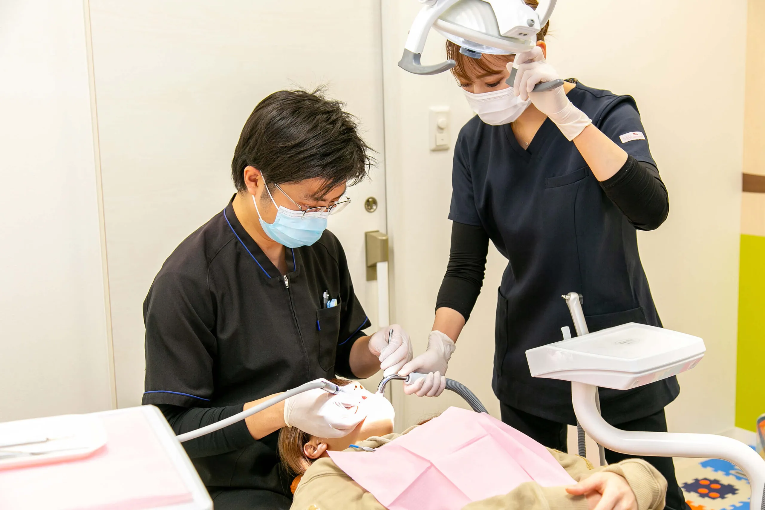 痛みに配慮した怖くない治療
